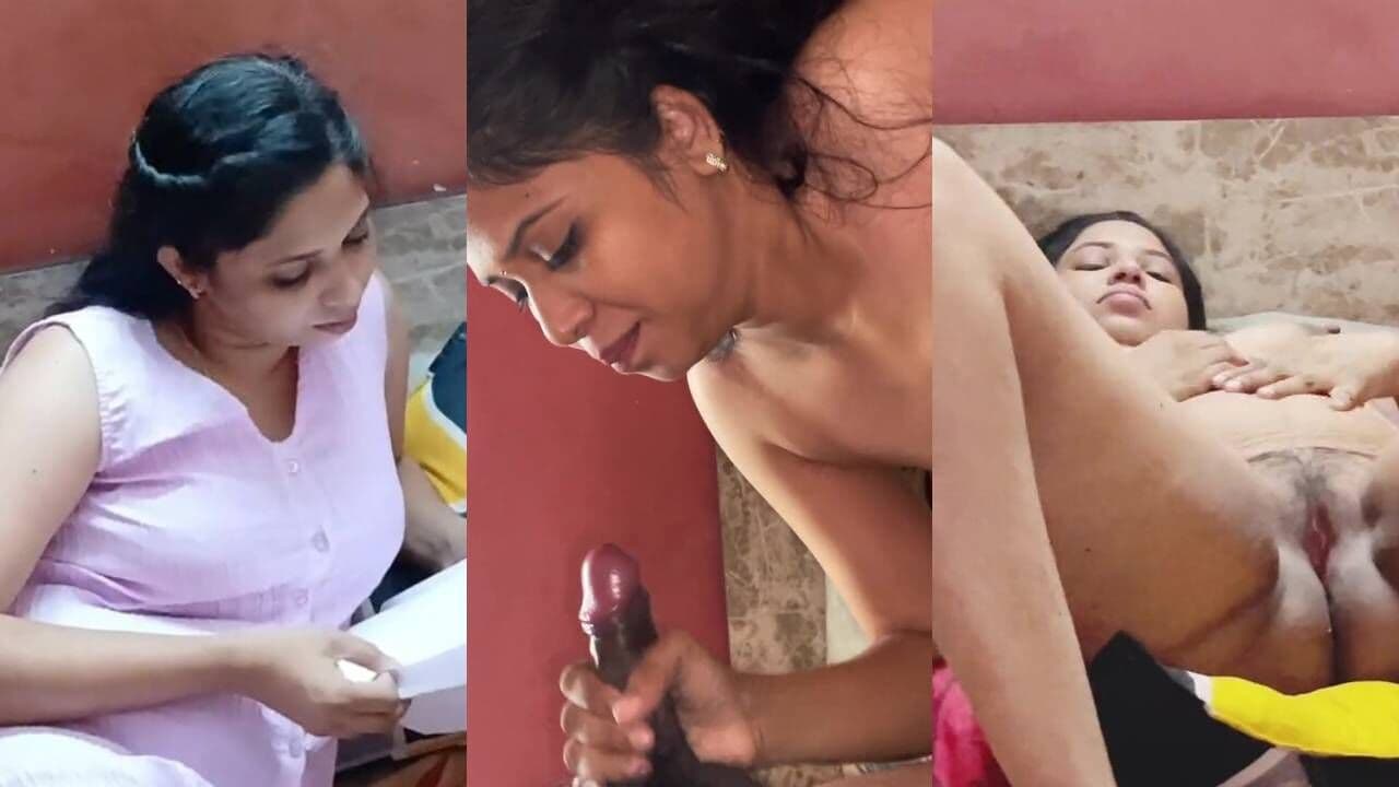 Beautiful Tamil wife 'cocky' birthday gift and hot fucking HD video