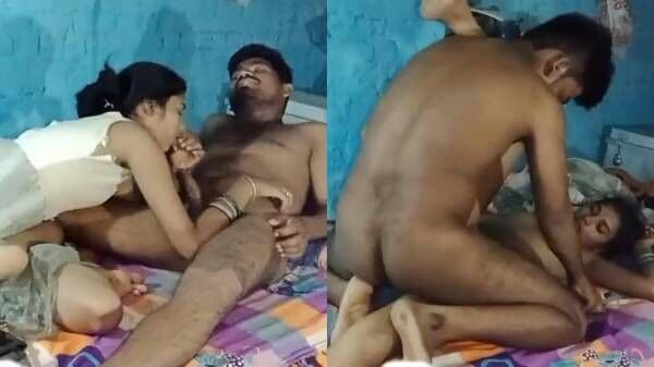 Newly married desi village couple's homemade sex video
