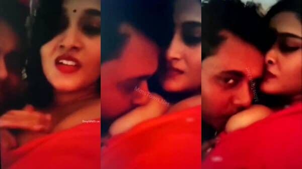 Hot IIT college girl's big boobs sucked by senior in classroom