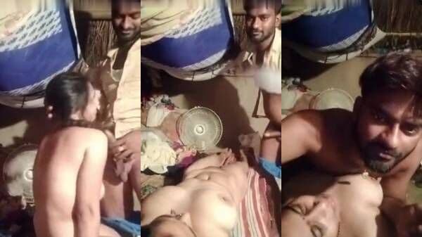 Aurangabad village bhabhi giving blowjob to lover & fucking