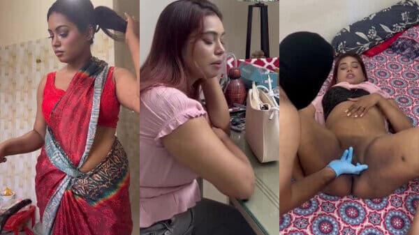 Sexy Dhaka Insta influencer viral doctor-patient roleplay & blowjob