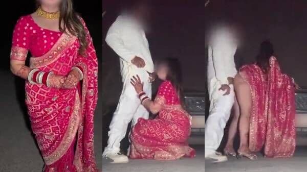 Indian bhabhi's blowjob & public road sex with devar video